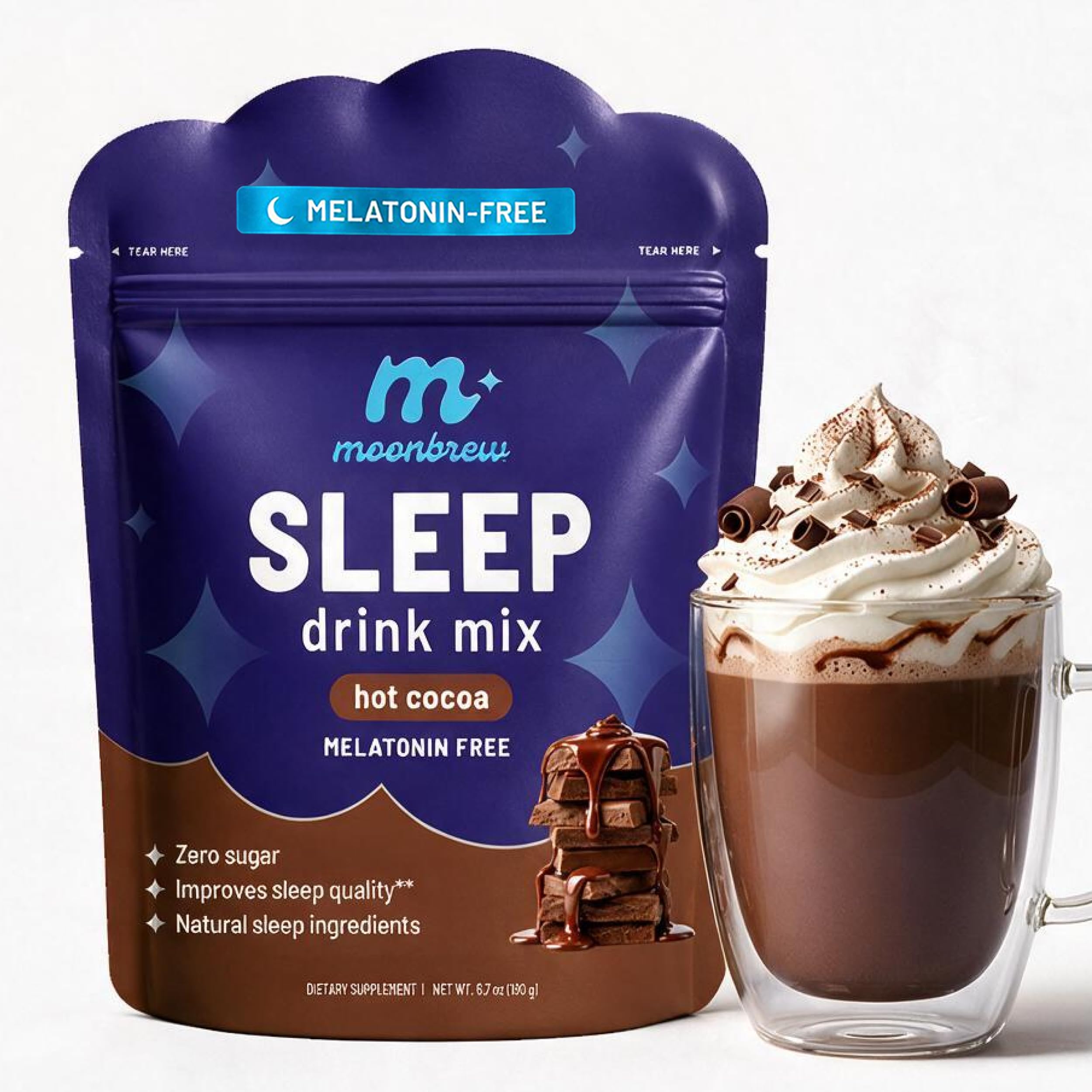 MoonBrew Nighttime Magnesium Natural Adults