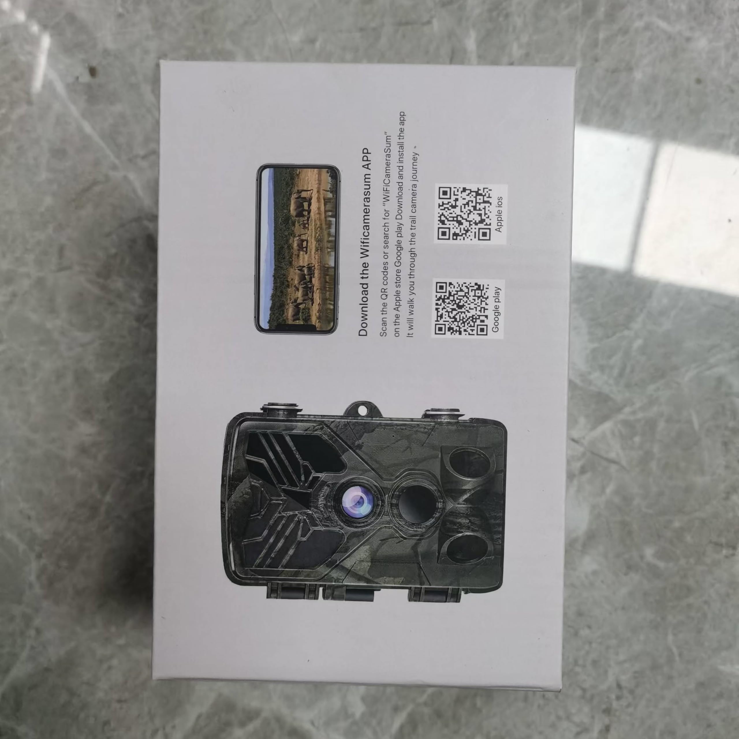 Cámara de Caza WiFi 4K / 32MP – Visión Nocturna Infrarroja 940nm – Detección de movimiento 0,2s – Impermeable IP66 – SD de 32 GB incluida – Captura la vida silvestre en Full HD