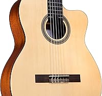 Vista 4 de Cordoba C1M-CE - Guitarra clásica electroacústica con cuerdas de nailon, Serie Protégé, Natural