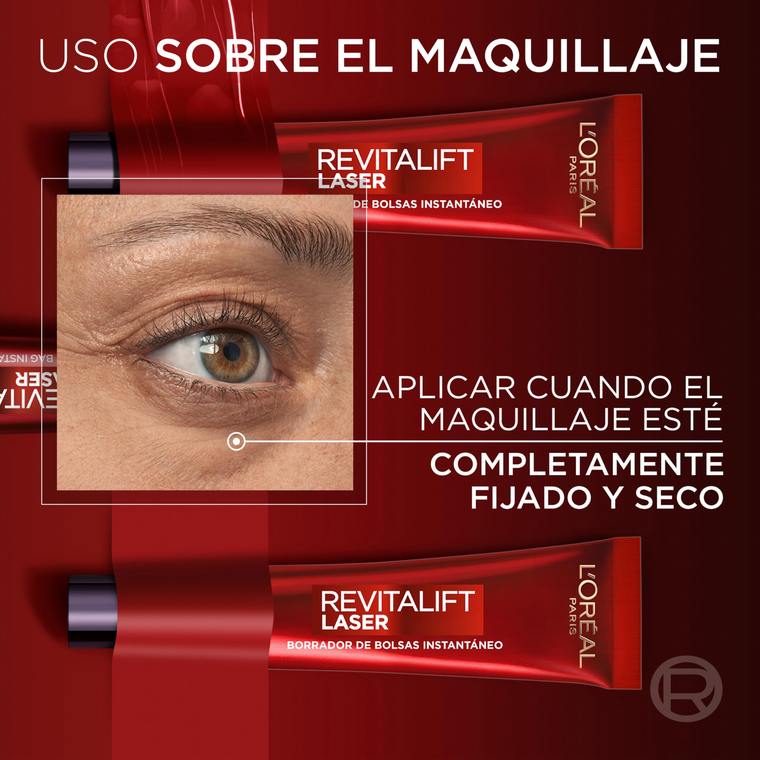 L'Oréal Paris Revitalift Laser Eraser Borse Istantaneo. Sgonfia e Alisa Borsa degli Occhi in 15 minuti*. Correttore degli occhi. Sguardo fermo e ringiovanito. Contorno Occhi Uomo e Donna.15ml
