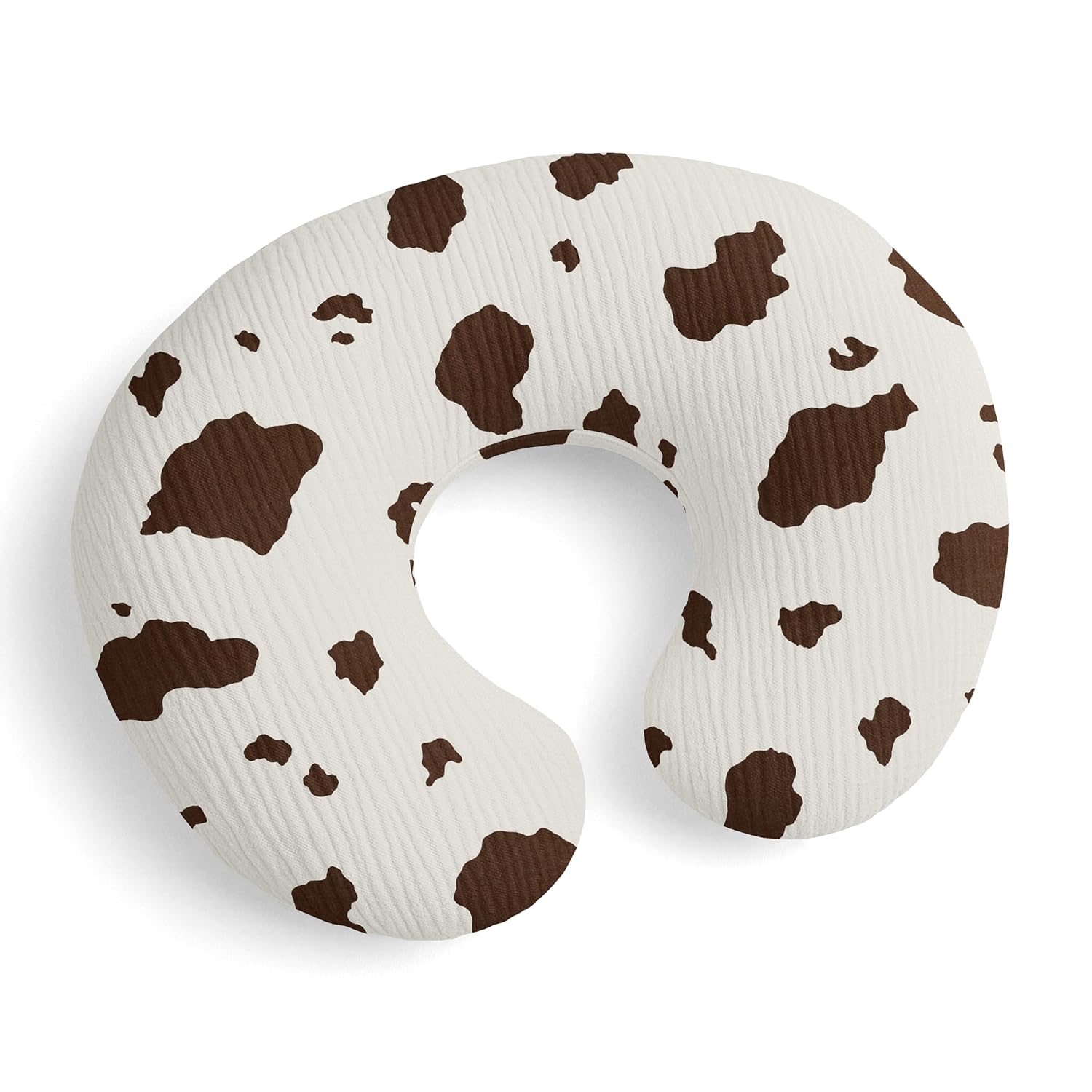 Sweet Jojo Designs Muslin Nursing Pillow Cover (Western Cow Print) for Baby Boys and Girls, Newborn, Infant 100% Cotton Breastfeeding Pillowcase -PILLOW NOT INCLUDED (South, Country, Wild West Cowboy)