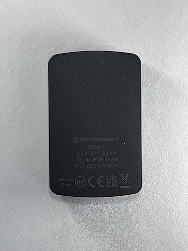Miniatura 8 de Scosche BTTRFM-SP1 Transmisorreceptor Bluetooth portátil, transmisor FM y receptor de audio inalámbrico para TV, auriculares, estéreo de