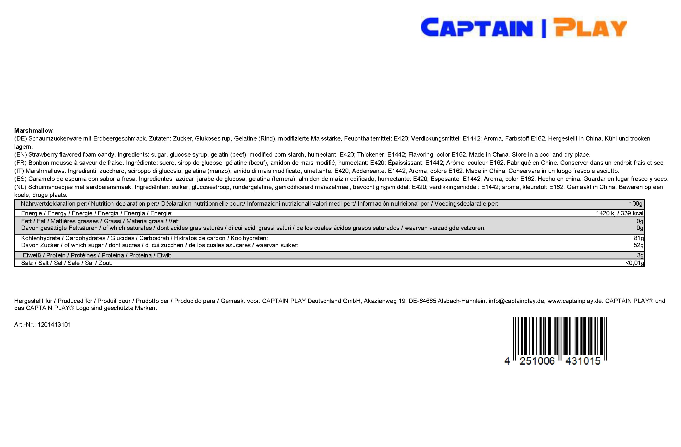 CAPTAIN PLAY Mix Golosinas a Granel – 4 kg, 300 piezas individualmente envueltas, Surtido Halloween, Navidad & Pascua – Grandes Cantidades
