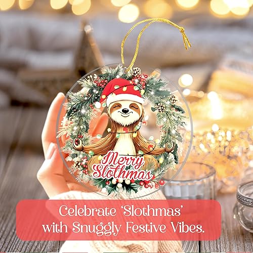 Miniatura 3 de Adorno de Navidad 2025, Papá Noel en diseño de cremallera a cuadros rojos, bonita decoración de Navidad 2025, divertida decoración navideña