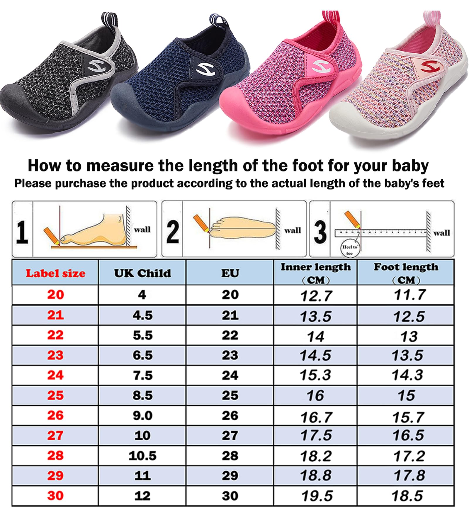 SMajong Pantofole da Casa Ragazzi Ragazze Scarpe Primi Passi per Bambini Scarpe Interne a Maglia Antiscivolo Comode Scarpe da Sportivi 20-30 EU