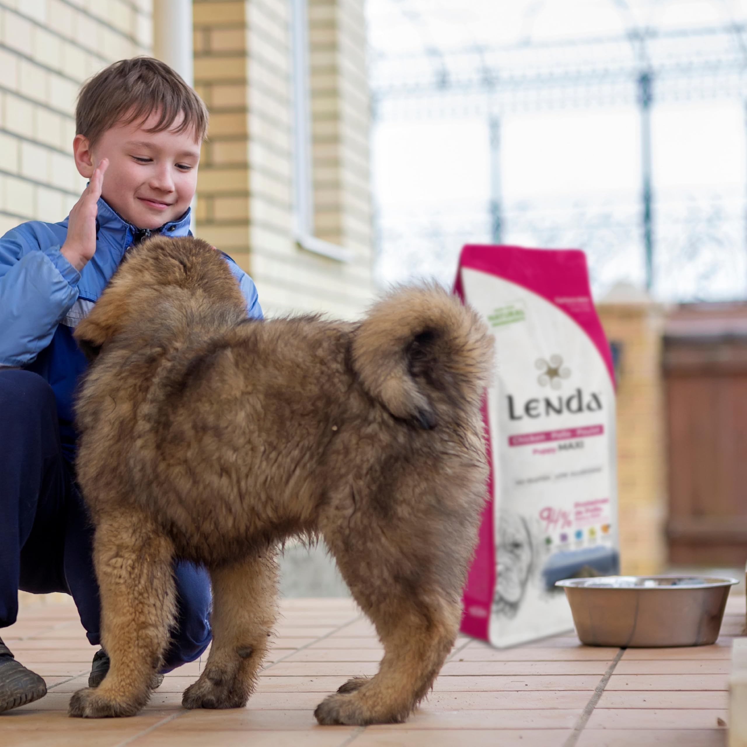 Lenda Puppy Maxi 12KG - Pienso para Perros Cachorros de Razas Grandes y Gigantes | Comida para Perros Rica en Pollo |Pienso Hipoalergénico | Natural
