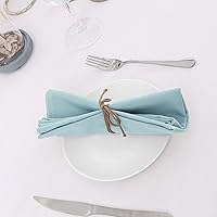 Vista 6 de H.VERSAILTEX Juego de 12 servilletas de tela (18 x 18 pulgadas), servilletas texturizadas de lino, impermeables, extra suaves, gruesas, duraderas