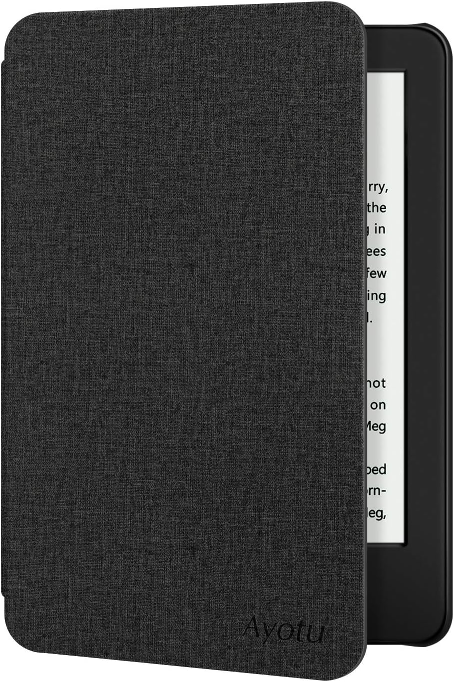 Ayotu Case for Kindle 2019 - Durable Cover with Auto Wake/Sleep, Fits Kindle 10th Gen (Black)
