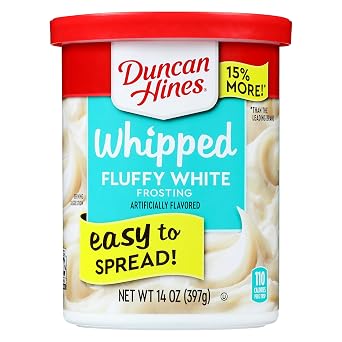 Duncan Hines Whipped Fluffy White Flavored Frosting, 14 oz.