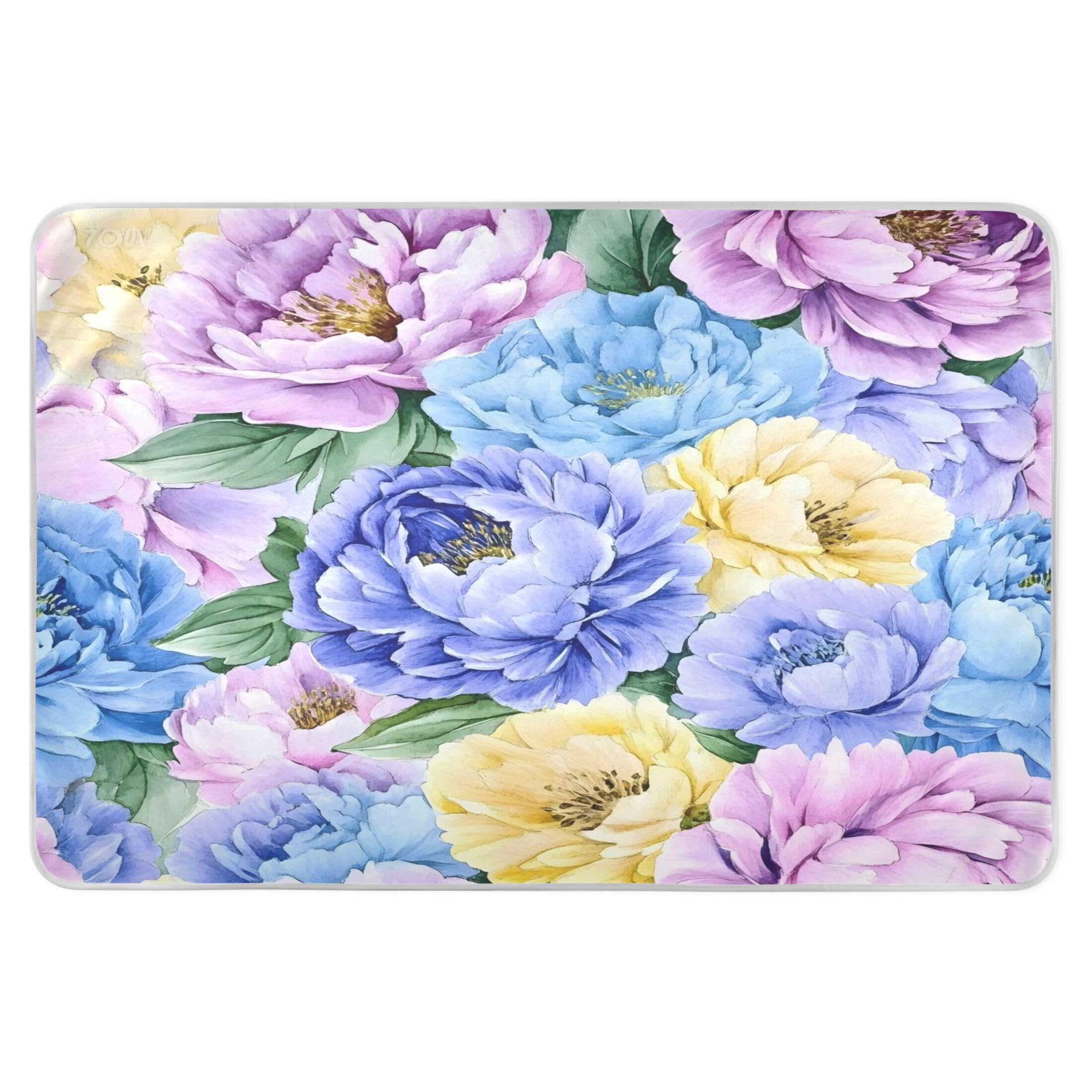 Takiito Butterfly Bed Pad Reusable Bed Underpad Washable Waterproof Leak-Proof Quick Dry Incontinence Pee Pad for Toddlers Kids Adults Pets 34x52 in