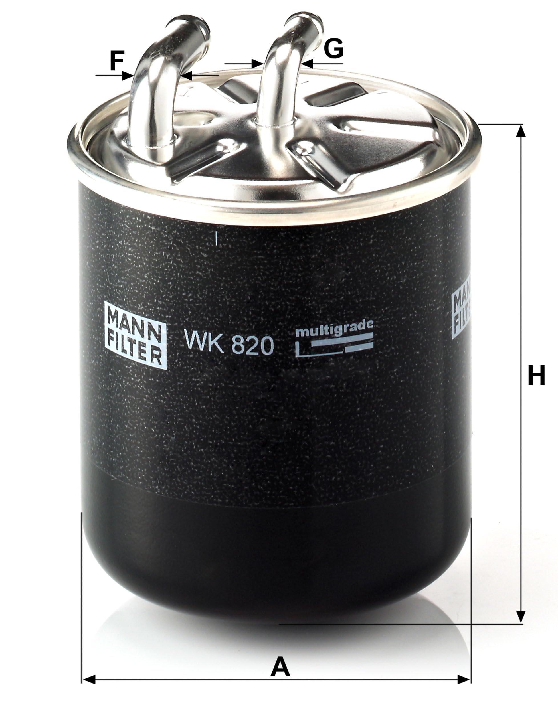 MANN-FILTER WK 820 Filtre à Carburant Premium – Qualité Origine Pour Voitures Et Utilitaires