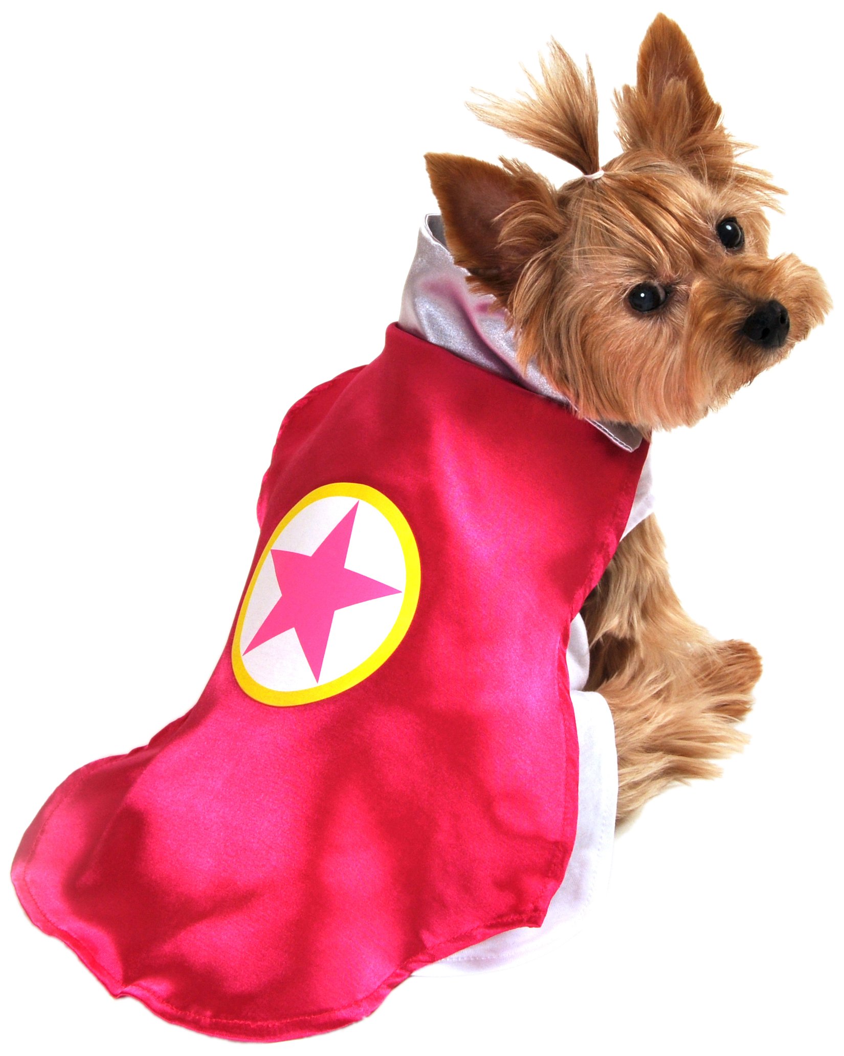 Anit Accessories AP1092-XL Superhero Dog Costume, Pink