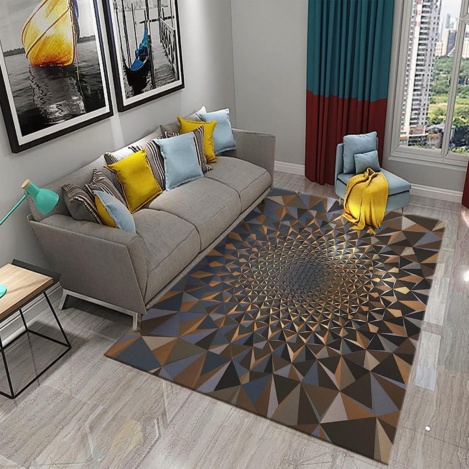 Tapis doux chambre et salon pour créer un coin lecture chaleureux et cosy