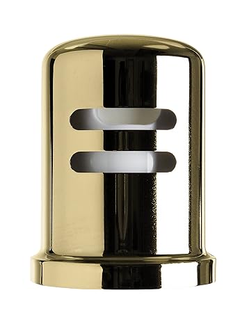Westbrass D201-1-01 Air Gap Cap, Polished Brass
