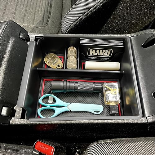 Miniatura 9 de HGWEI Bandeja organizadora de consola central compatible con accesorios Hyundai Tucson LimitedHybridTucson Hybrid SEL 2022-2024 (solo transmisión