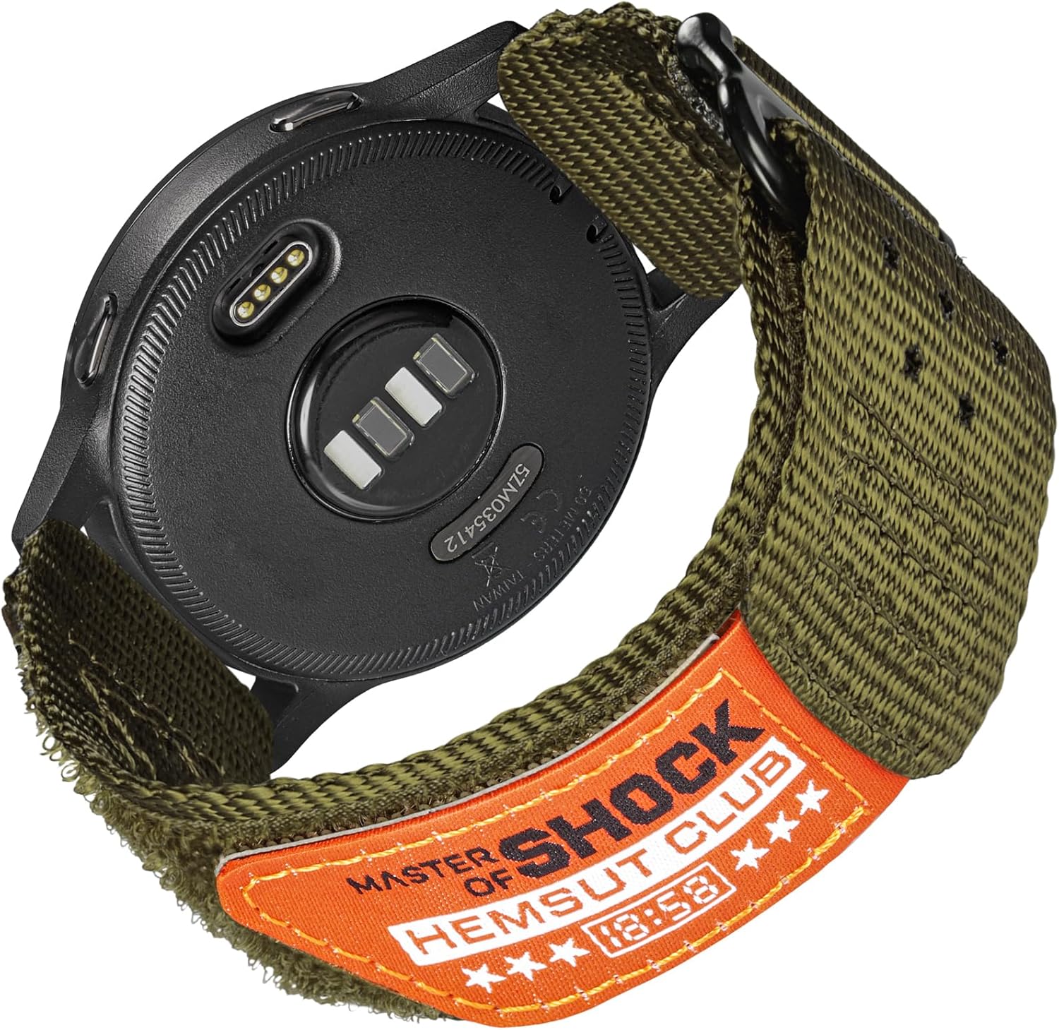 20mm Nylon Band Compatible with Garmin Vivoactive6/5/3,Forerunner 165/55/645/245 Music, Compatible with Amazfit Active Premium 45mm,20mm Soft Nylon Replacement Strap.