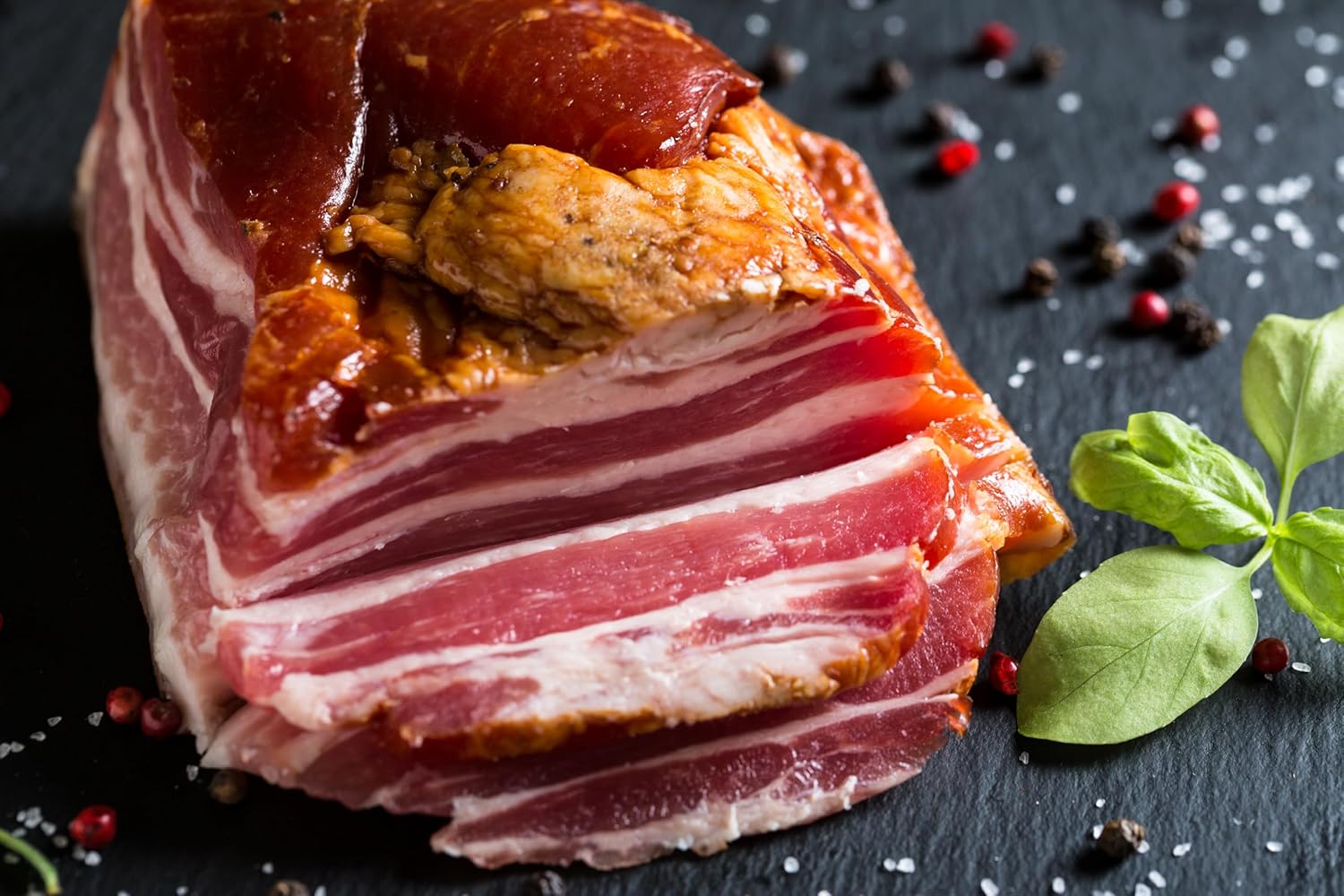 Bende Smoked Bacon Kolozsvari 0.9 Lb (2 Pack) - Perfect Fully Cooked Breakfast Meat, Savory Smoked Bacon And Pork Belly Selection- Keto Pork Delight
