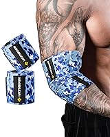 Vista 1 de MANUEKLEAR - Codera de prensa de banco para levantamiento de pesas para hombres y mujeres, coderas de nailon de 40 pulgadas para levantamiento