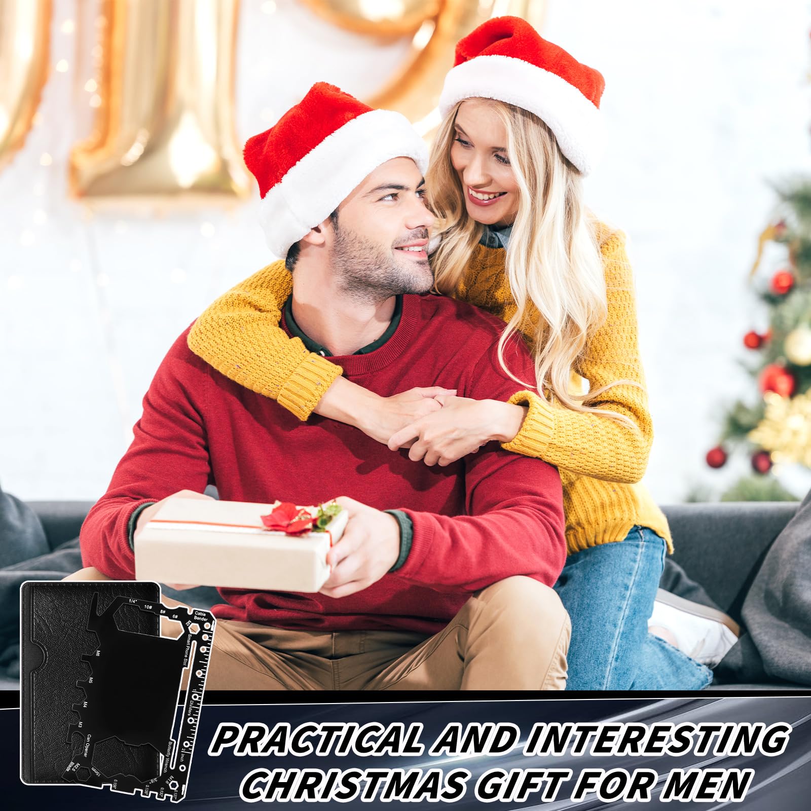 Cholemy 36 carteras multiherramienta 46 en 1 de metal de acero inoxidable para supervivencia, abridor de botellas, multiusos, a granel para marido, papá, hombres, regalo de cumpleaños de Navidad
