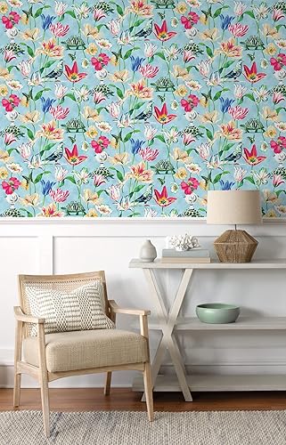 Miniatura 4 de Harrison Howard - Papel tapiz para despegar y pegar, papel tapiz floral para dormitorio, tocador, cocina, vinilo, cobertura de 30.75 pies cuadrados