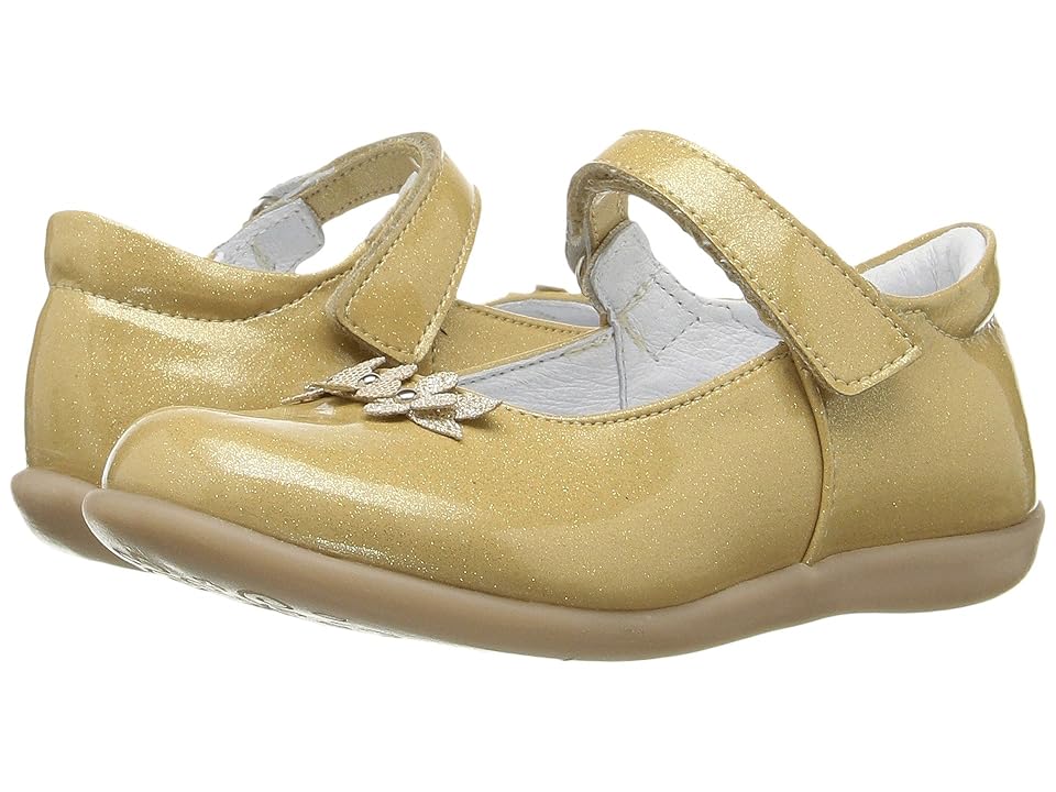 

Kid Express Lilibeth (Toddler/Little Kid) (Gold Glitter Patent) Girl's Shoes