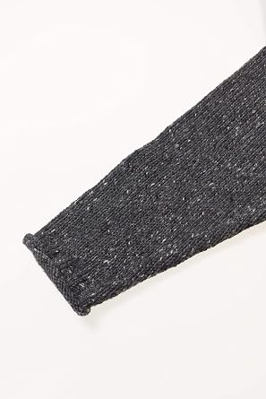 Aran Crafts Men's Irish Cable Knitted Curl Neck Sweater (100% Donegal Wool)