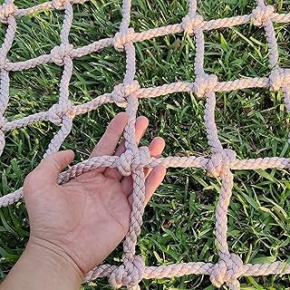 Climbing Net Kids and Adults, Outdoor Climbing Cargo Net, Playground Safety Net, Yard Frame Climbing Frame Net, Treehouse Rope Ladder, Rope Net for Warrior Style Obstacle Race Training.(Size:2m* 2m)
