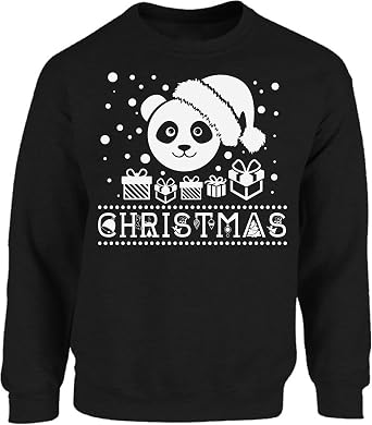 Amazon.com: Vizor Navidad Panda sudadera feo Navidad suéter de Panda para  hombres y mujeres lindo Papá Noel Panda suéter Regalos de Navidad : Ropa,  Zapatos y Joyería