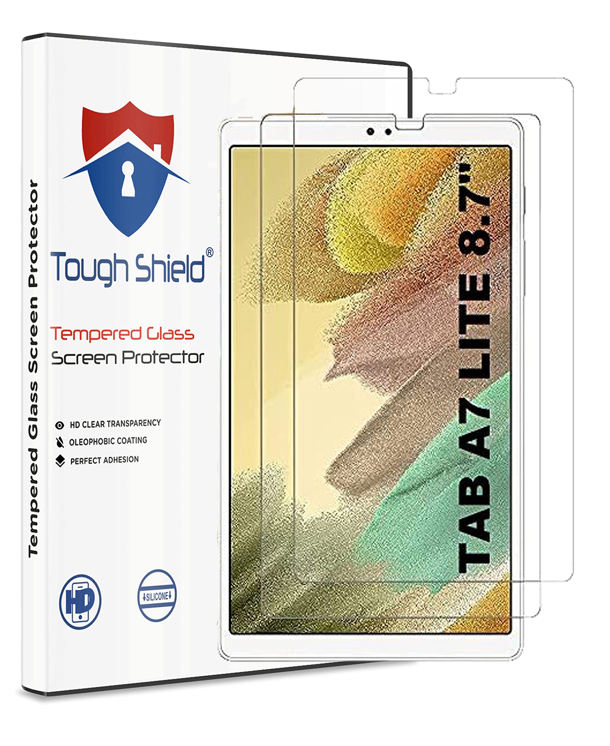 TOUGH SHIELD® 9H Flexible Gorilla Guard Tempered Glass Screen Protector Shield for Samsung Galaxy Tab A7 LITE (8.7 Inch) (2021) (SM-T220 /SM-T225)(PACK OF 2) (B09FHS2M2N) Amazon Price History, Amazon Price Tracker
