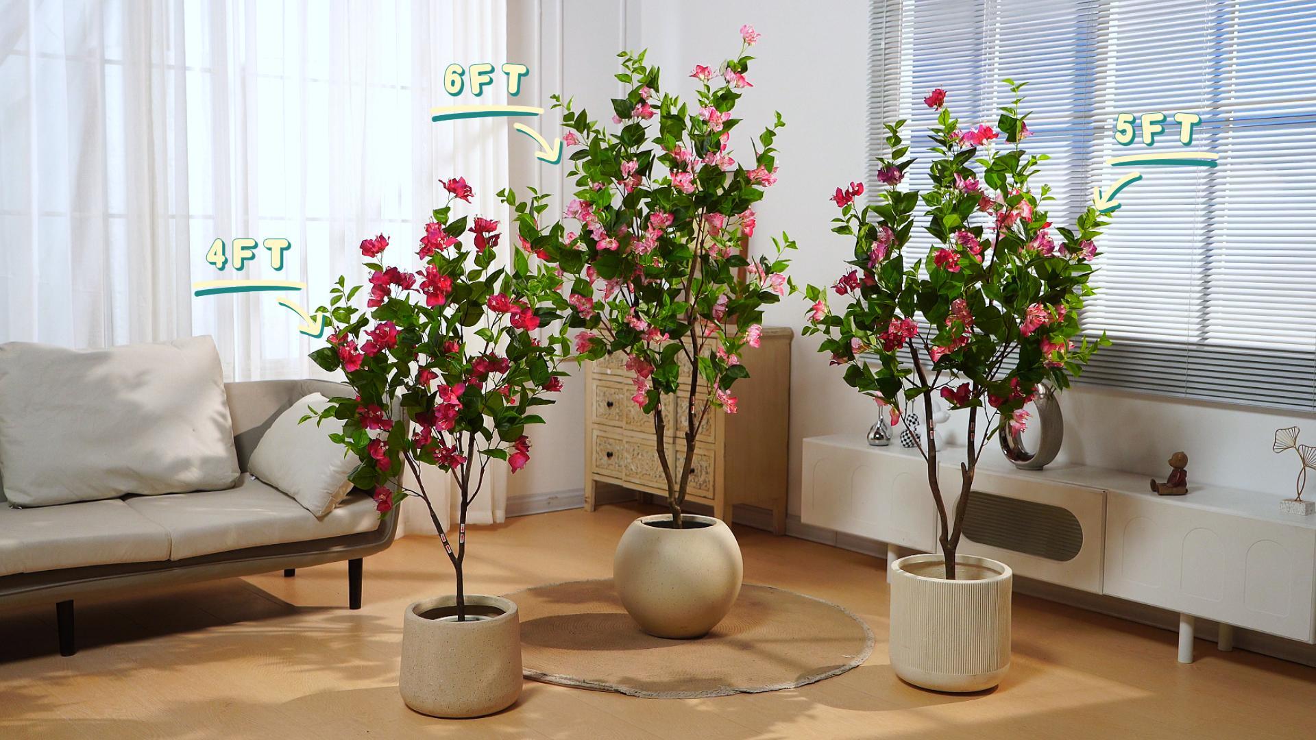 Amazon.com: Erimda 4FT Artificial Bougainvillea Tree Artificial