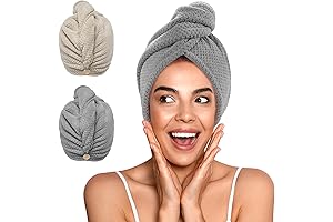 YFONG Microfiber Hair Towel Wrap for Women