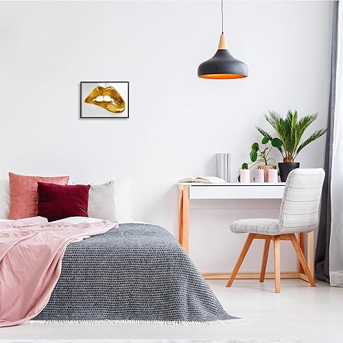 Miniatura 2 de Stupell Industries Moderna fotografía femenina de color amarillo con diseño de Sarah McGuire Black Framed Wall Art de 14.0 x 11.0in, color plateado