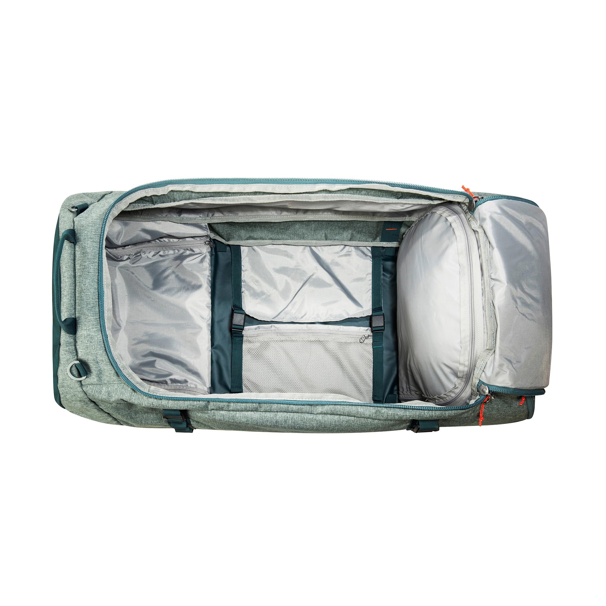 Tatonka Trolley Duffle Roller - Faltbare Reisetasche mit Rollen und Rucksackfunktion - In eigener Deckeltasche verstaubar