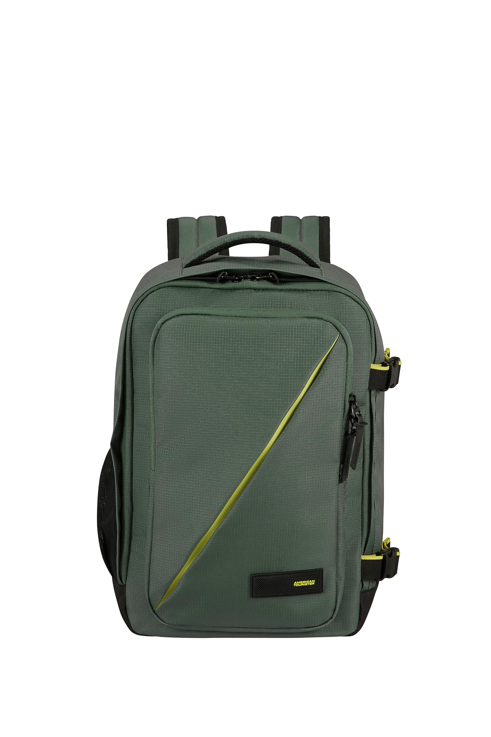 American Tourister Take2Cabin - Ryanair Cabin Bag 25 x 20 x 40 cm, 24 L, 0,40 kg, bagagli a mano, backpack aeroplano S Underrseotor, Green (Foresta scura)