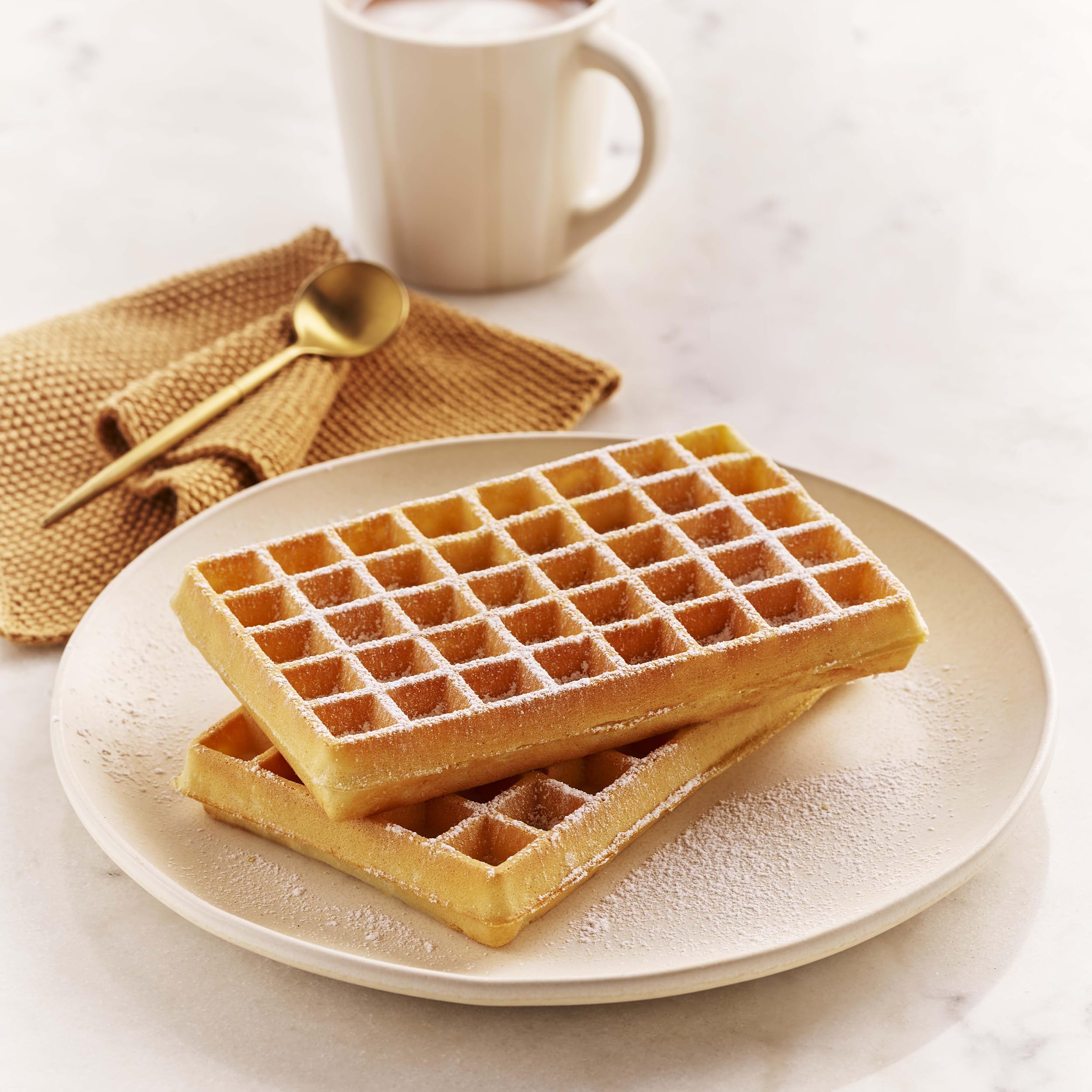 LAGRANGE Gaufrier Premium, 1200W, 2 jeux de plaques inclus (Gaufre & Croque Monsieur), Fabriqué en France, Réversible sur son socle, Cuisson personnalisée, Plaques amovibles, Multifonction, 019422