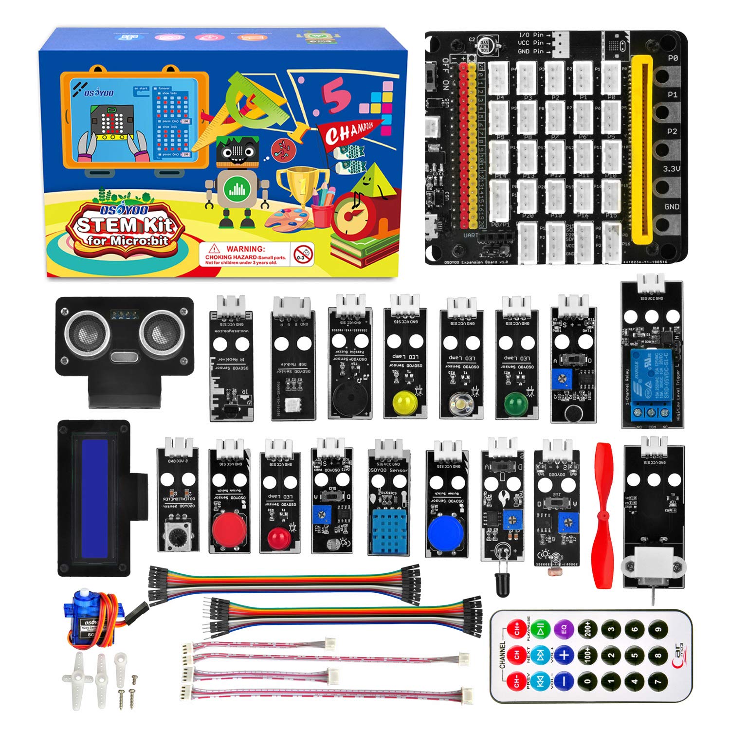 OSOYOO STEM kit for micro bit 学習スターターキット Amazon | OSOYOO BBC Micro bit用 プログラミング学習スターター