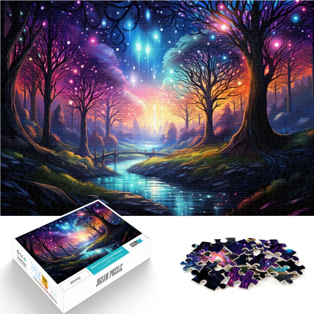 Jigsaw Puzzles for Adults 1000 Piece nice landscape Educational Toys 50x70cm with Matching Poster and Trivia Sheet for teenager Age 14+ — image 1