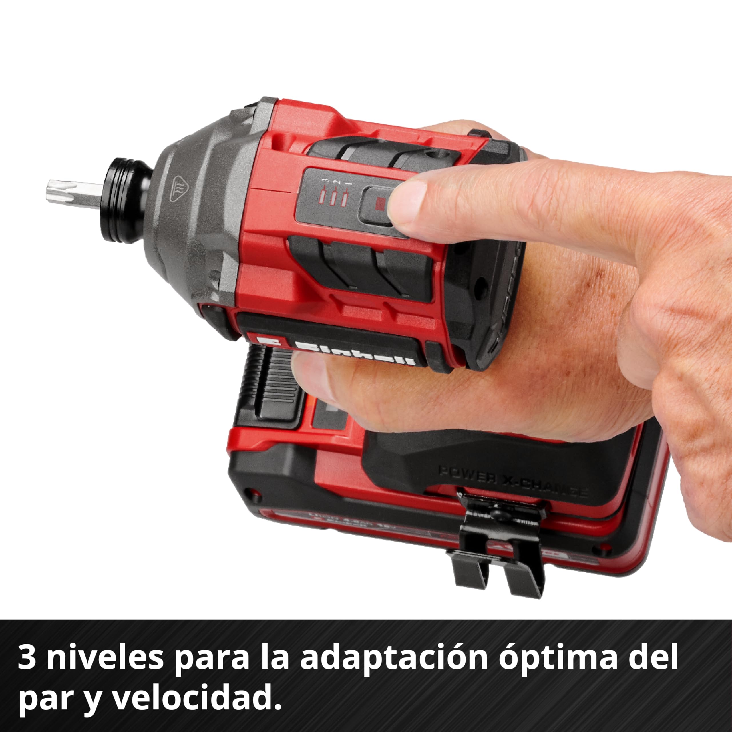 Einhell Professional Atornillador de impacto con batería TP-CI 18/250-C Li BL-Solo Power X-Change (18 V, par 250 Nm, par, sin escobillas, recepción hexagonal interior, sin batería)