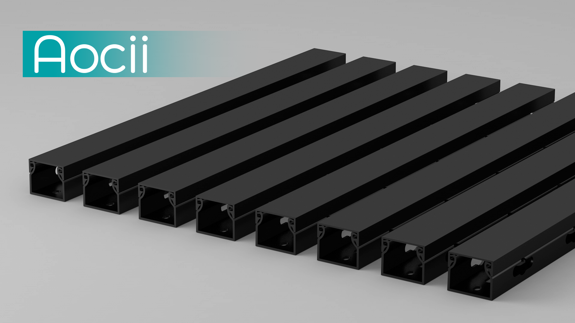 Canalina Passacavi Magnetica - 4 Pezzi Con Adesivo E Bulloni Per Cavi Sotto Scrivania