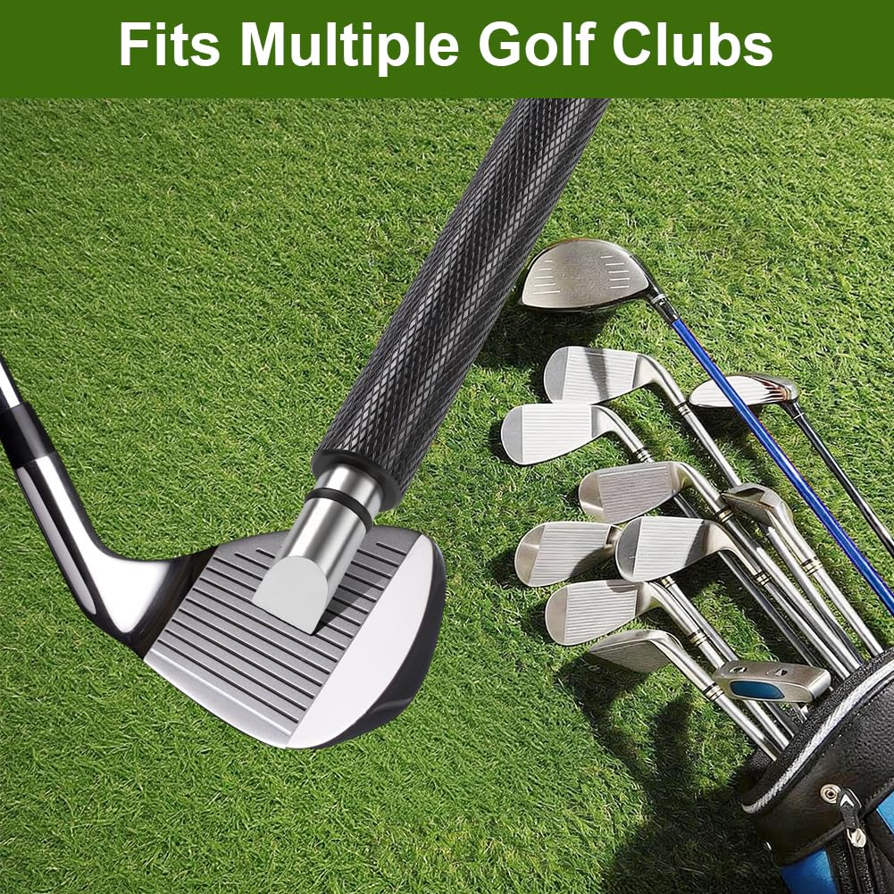 Vicloon Kit de Limpieza para Golf,Cepillos Limpiadores de Toallas de Golf,Herramientas de Limpieza de Golf Cepillo con Afiladora de Ranura de Golf,Club Cleaning Brush,Towel - 3