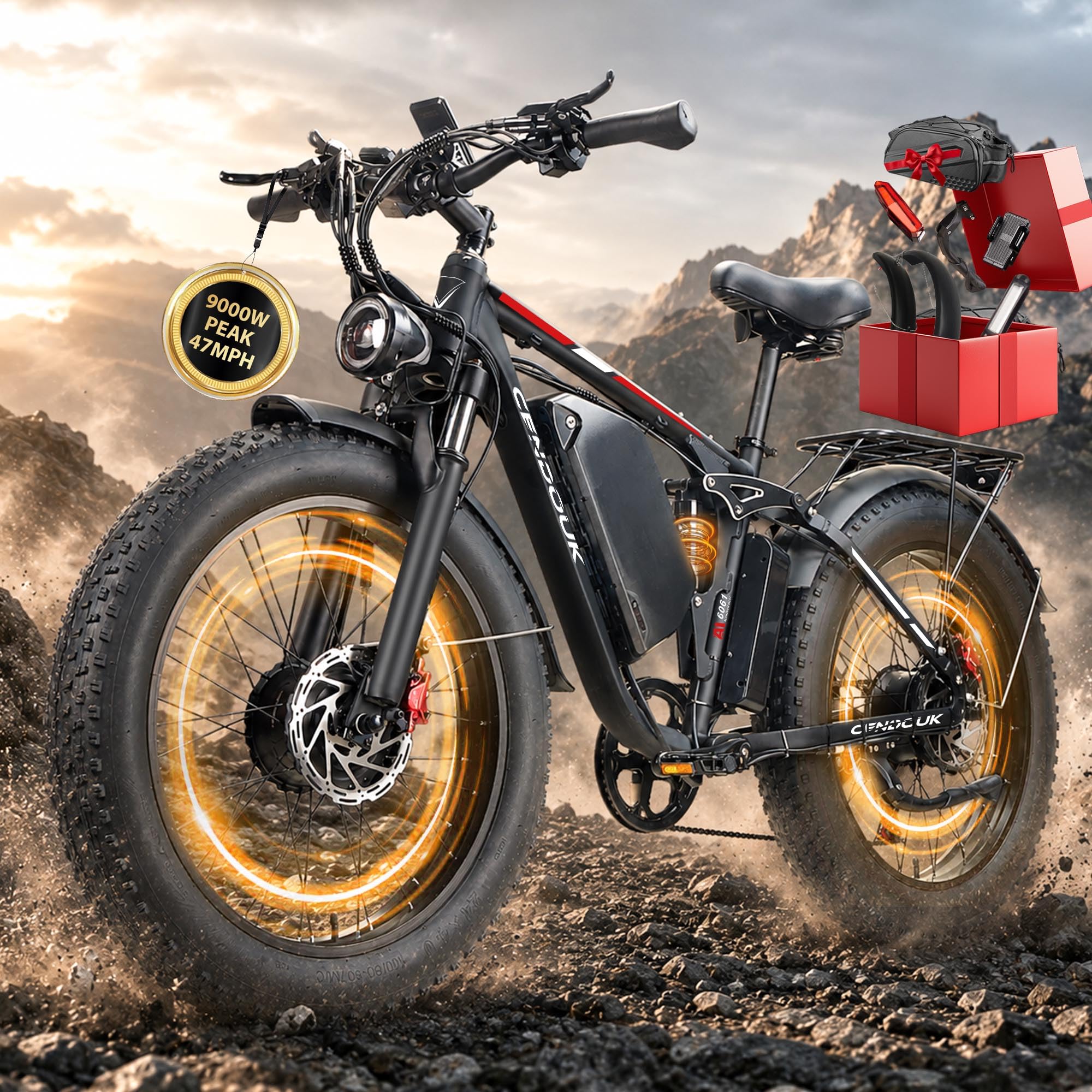 Qweepei Peak 9000W Dual Motor Ebike