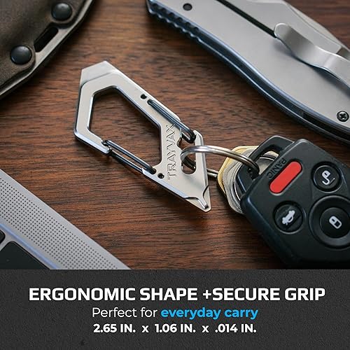 Miniatura 5 de Trayvax Mosquetón Talon Multi-Herramienta (420 Raw Stainless)