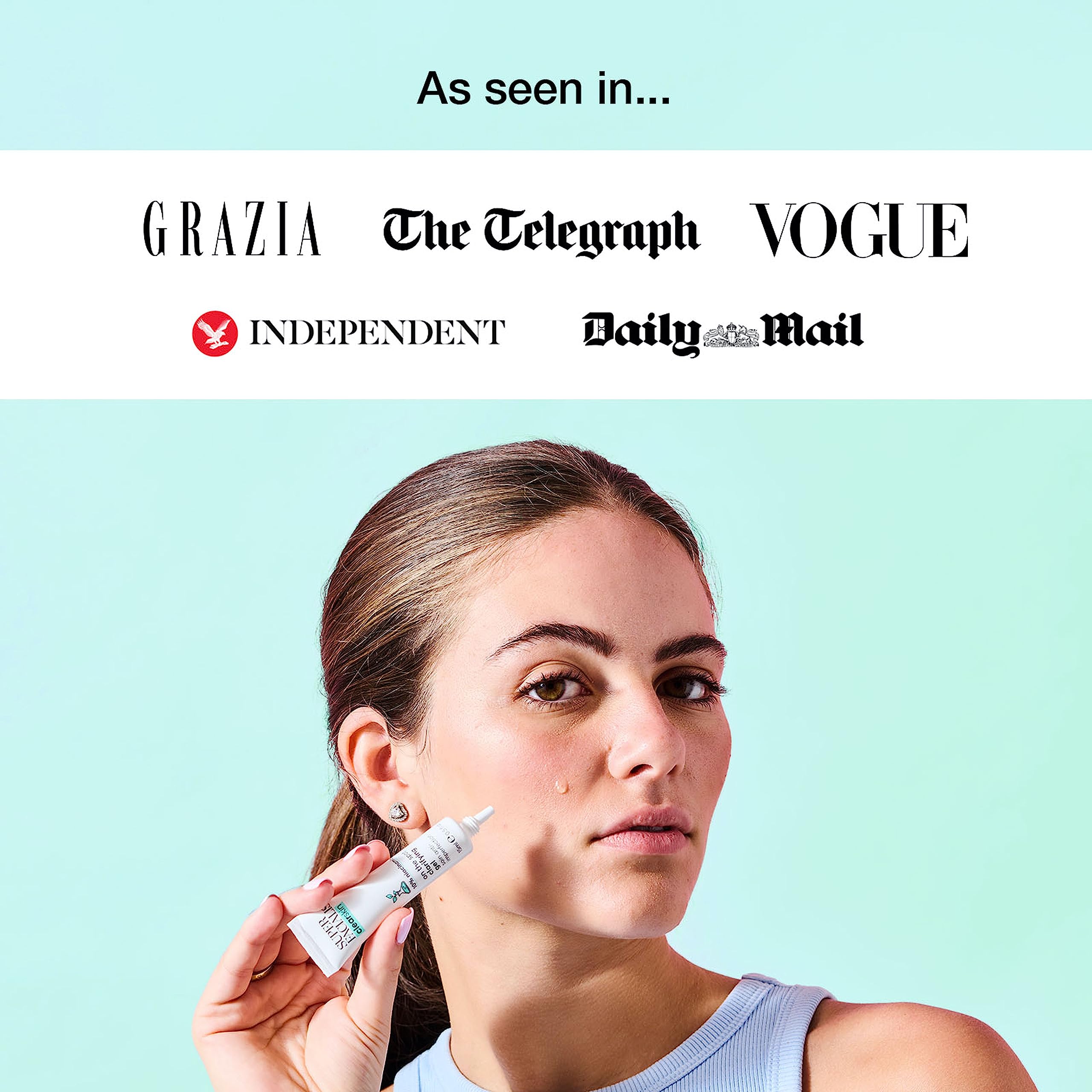 Super Facialist On The Spot Clarifying Gel, Spot Treatment for Acne with 10% Niacinamide, Tea Tree Oil & Prebiotics - Image 3