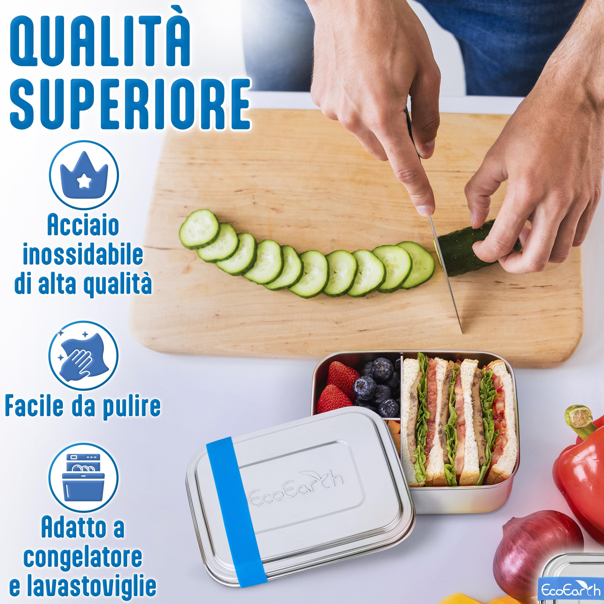 Contenitori blu per il pranzo | Acquisti Online su