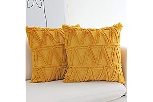 Jojusis Pack of 2 Faux Fur Plush Decorative Throw