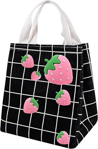 Miniatura 7 de Daixers Paquete de 2 loncheras aisladas para mujeres y hombres, bolsas reutilizables para el almuerzo para adultos, para el trabajo o los viajes