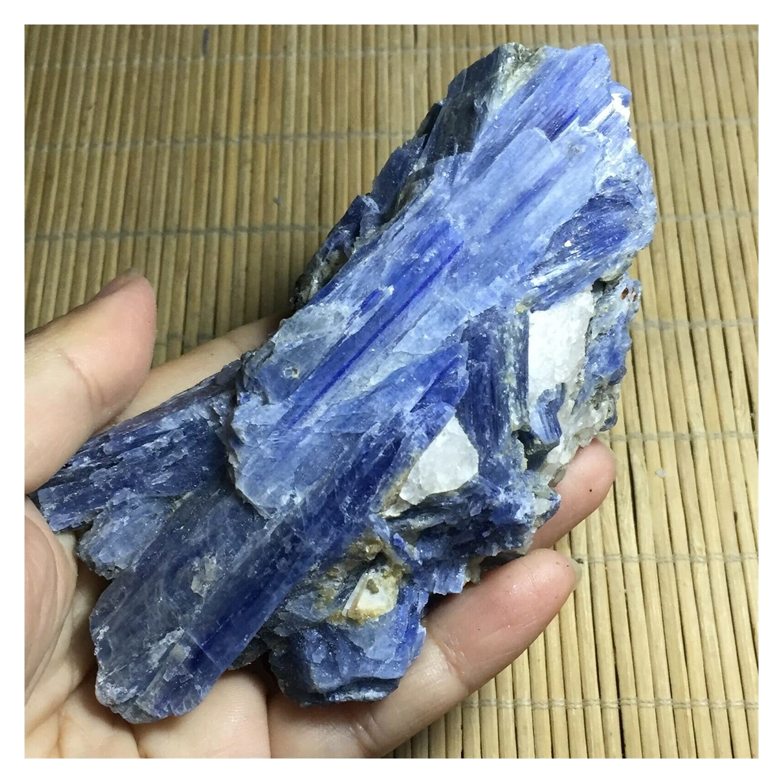 Amazon.co.jp: レアブルークリスタル天然カイヤナイト原石原石標本