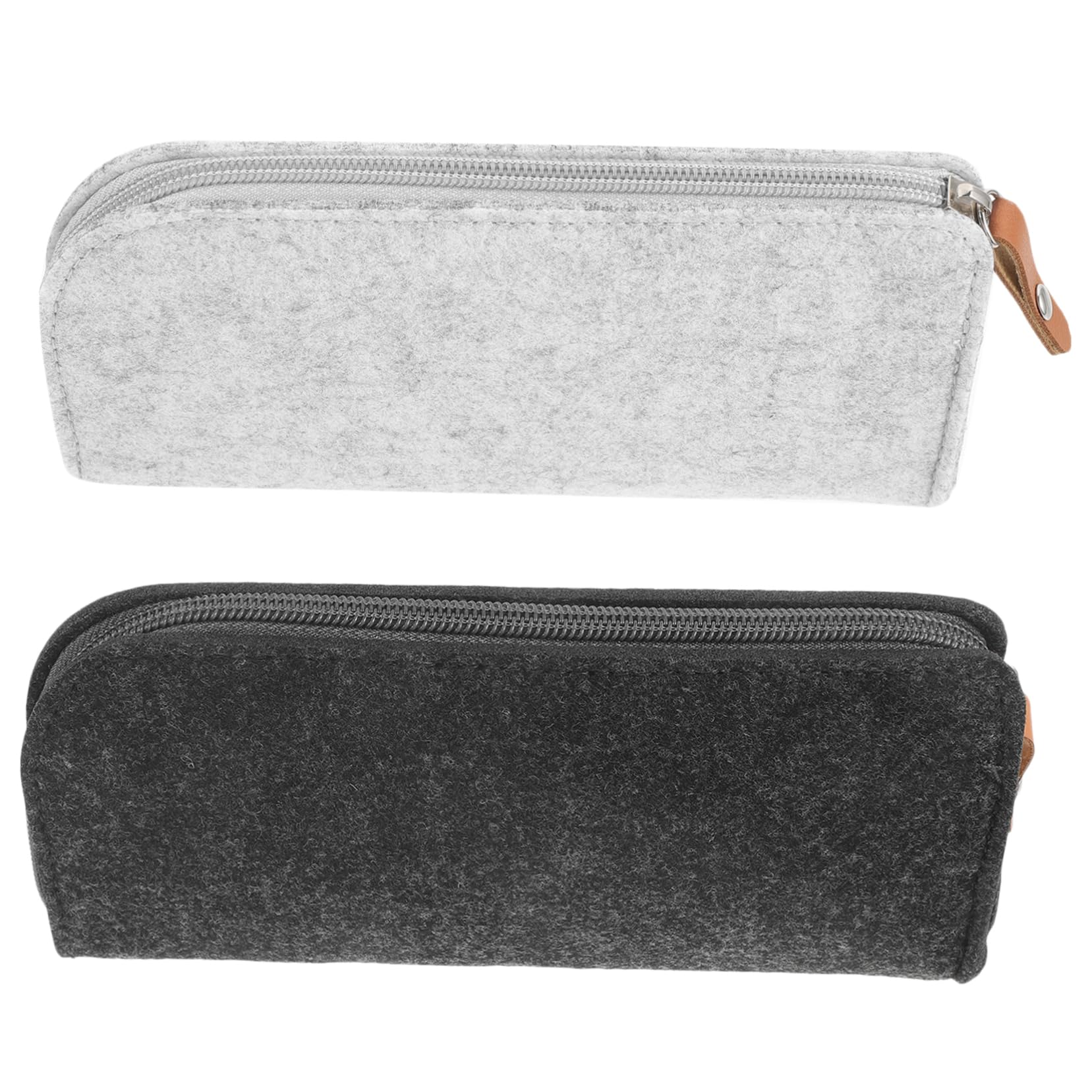 TEHAUX 5 Set Astuccio Marsupio Custodia Multifunzione Forniture Per Ufficio Di Grandi Dimensioni Custodia Per Organizer Sacca A Matita Con Cerniera Portatile Provato 2 Pezzi*5