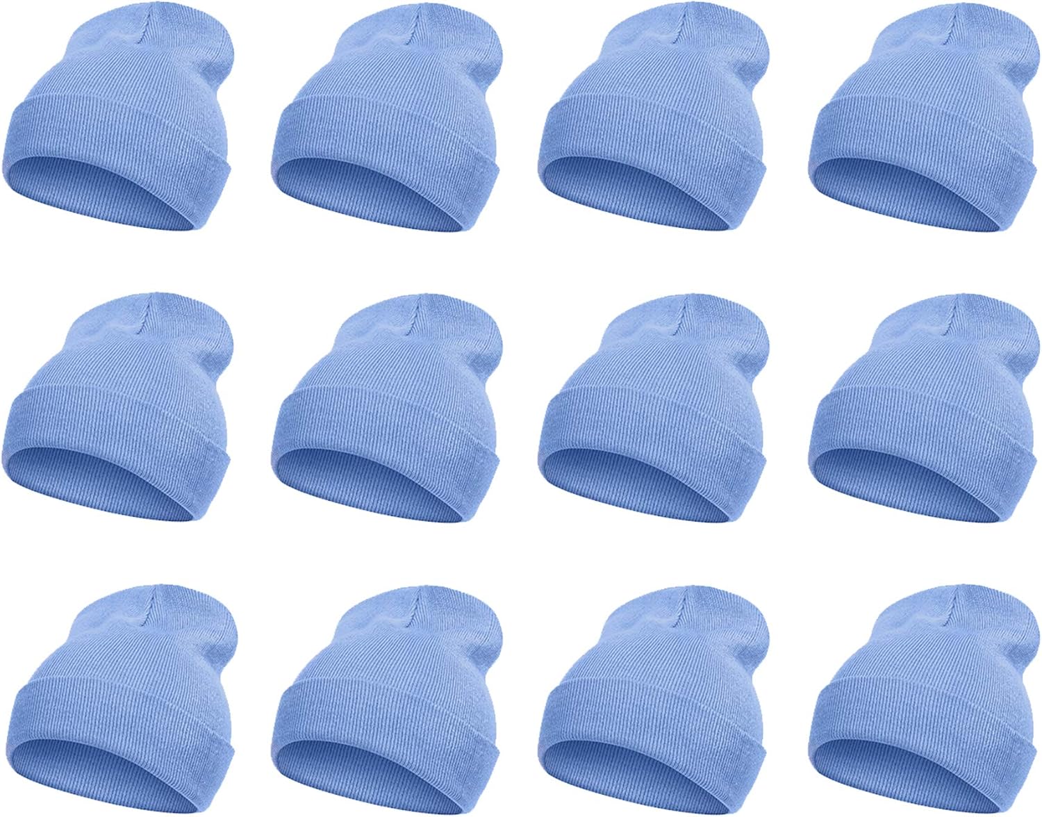 TOP HEADWEAR Solid Winter Long Beanie - 12 Piece Wholesale
