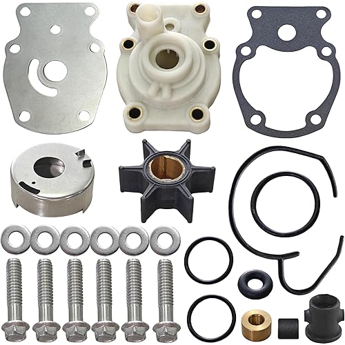393630 Water Pump Impeller kit Replaces Johnson Evinrude OMC 20 25 30 35 HP Outboard Motors 393509 391636 Sierra 18-3382